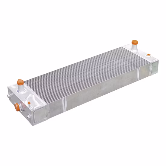Radiateur à ailettes en aluminium/refroidisseur d'huile/refroidisseur d'air de suralimentation pour machines de construction